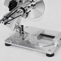 Scie à table miniature haute précision pour profilés en aluminium et bois - Multifonctionnelle de bureau 45 °   Machine à couper en biseau