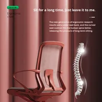 Chaise de bureau ergonomique moderne, chaise de direction à dossier haut en maille, chaise de bureau en maille avec appui-tête et accoudoirs réglables