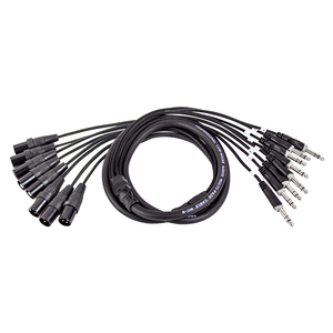 Cáp Rắn Âm Thanh Đa Lõi Xlr Đực 4/6/8CH Chuyên Nghiệp Từ Nhà Máy OEM Đến 6.35Mm Cáp Serpentine - Product Image 1