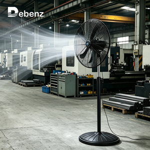 Ventilador de Emergencia Debens con Pedestal Metálico, Control Táctil, Viento Potente, Ultra Silencioso - Product Image 5