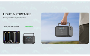 Nueva Estación de Energía Portátil Multifuncional de 300W con Enchufe Tipo-C y CA, para Uso en Exteriores, AP300MINI, Batería de Alta Capacidad - Product Image 5