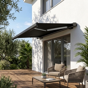 Auvent rétractable entièrement fermé pour cours extérieures, balcons, restaurants, magasins <span class=keywords><strong>et</strong></span> espaces publics - Product Image 1