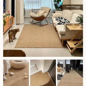 <span class=keywords><strong>Tapis</strong></span> <span class=keywords><strong>en</strong></span> chanvre, jute et <span class=keywords><strong>sisal</strong></span> écologique, réversible, antidérapant, doux, lavable, ignifuge, fait main pour la maison, adapté aux animaux domestiques - Product Image 4