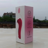 Petit vibrateur à ventouse en forme de dauphin avec vibrations et massage pour adultes