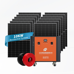 Zxd hoàn chỉnh lai 10KW năng lượng mặt trời nhà điện năng lượng hệ thống Kit 10KW siêu tăng áp với MPPT điều khiển và ion pin lithium - Product Image 1