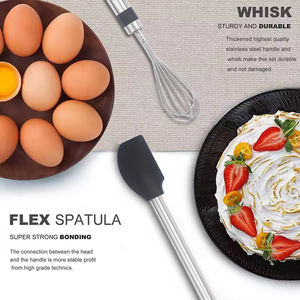 Juego de utensilios de cocina de silicona para chef umite de acero inoxidable, 33 Uds. - Product Image 5