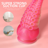Plug anal en silicone en forme de pieuvre, dégradé de couleurs, avec insertion progressive, pour hommes et femmes, jouet sexuel pour adultes, dispositif de masturbation