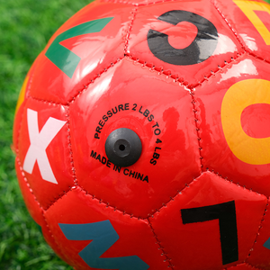 Kích Thước 2 Kid PVC Bóng Đá Và Bóng Đá Bóng Trẻ Em 15 Cm Bảng Chữ Cái Giáo Dục Bóng Đá Chào Đón Tùy Chỉnh Máy Khâu Đồ Chơi Bóng - Product Image 3