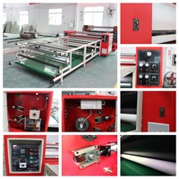 100-120 m/h Automatique Rotatif multifonctionnel Rouleau de Presse De Transfert de Chaleur De Sublimation D'imprimante pour Tissu Textile En Rouleau Machine
