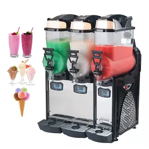 Factory wholes commercial slush lemonade machine slush ice vending machine slush machine 3 tolvas