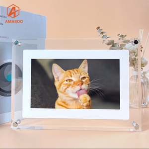 Amaboo Pha Lê Quảng Cáo Chơi Oem Odm Minh Bạch Acrylic <span class=keywords><strong>4</strong></span> 5 7 10.1 <span class=keywords><strong>Inch</strong></span> Khung Ảnh Kỹ Thuật Số Cho Quà Tặng - Product Image 1