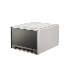 Multi-Layer jenis laci pakaian rumah tangga <span class=keywords><strong>Stackable</strong></span> laci penyimpanan Organizer susun kotak kabinet - Product Image 6