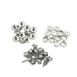 Vis autotaraudeuses en acier inoxydable Boutons en acier inoxydable pour meubles et sièges de meubles Boutons de <span class=keywords><strong>couture</strong></span> 2025 - Product Image 2