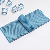 Toalla Deportiva Refrescante de Poliéster con Logotipo Personalizado Premium, Secado Rápido, Transpirable, Absorbente de Sudor, Ligera, Protección UV para Gimnasio y Running