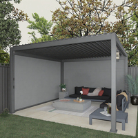 Usine directe persienne électrique bioclimatique personnalisée étanche extérieur en aluminium balcon Pergola jardin Patio métal pavillon Nature
