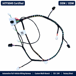 Fabrikpreis Maßgefertigter Automobil-Kabelbaum CE RoHS PVC Kupfer für Japanische Auto-OEM-Ersatzteile - Product Image 1