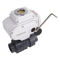 Vanne à boisseau sphérique électrique intelligente 2 voies DC24V en PVC pour l'eau – Fabricant