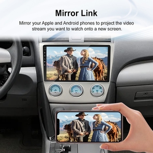 Rhythm Cost Effective 9" Car Stereo <b>Wireless</b> Carplay Mirror Link Upgrade Car High End Look Radio for Toyota Camry 2007-2011 - Product Image 2