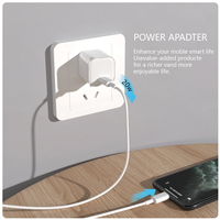 Chargeur USB-C à charge rapide 20W, mini bloc de charge USB C, adaptateur secteur Type C ultra fin, chargeur mural PD pour téléphone