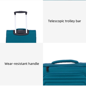 Ensemble de bagages à roulettes 3 pièces légers et résistants aux chutes, design simple et personnalisé, 20/24/28 pouces - Product Image 4