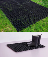 Cellule de drainage en nid d'abeille en plastique tapis de gazon artificiel pour terrasse