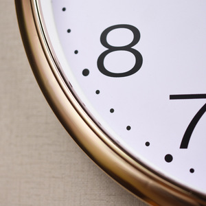 12-Inch Plastic Electroplated Quartz Wall <strong>Clock</strong> Luminous Feature for Bedroom Living Room <strong>Office</strong> Public Spaces-Custom Logo <strong>Clock</strong> - Product Image 4