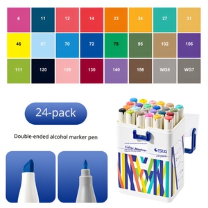 STA Alkoholmarker mit Pinselspitze und Feinspitze, 200 Farben, permanente Stifte, ungiftig, für Kunst, Skizzen und Zeichnungen - Product Image 2