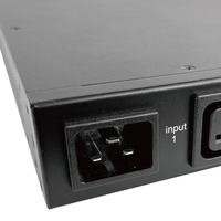 Boîtier de distribution d'alimentation OIT 19 pouces à montage en rack avec télécommande STS PDU 250V 10A-32A Prises 1 phase en tôle métallique Prises en option