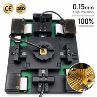 Jig de inspección de semiconductores con balance manual y orificio para sonda de 0.15mm, de aleación de aluminio OEM, para prueba de chips 3D, al por mayor