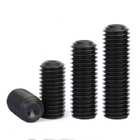 DIN 913 12.9s Vis de réglage à six pans creux en acier avec pointe plate M2 M3 M4 M5 M6 M8 M10 M12 M16