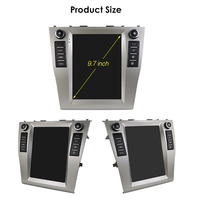 CARUPEZ 9.7 inci Android Auto GPS Terintegrasi Head Unit Stereo Mobil untuk Toyota Camry 2006-2011 DSP Plug and Play