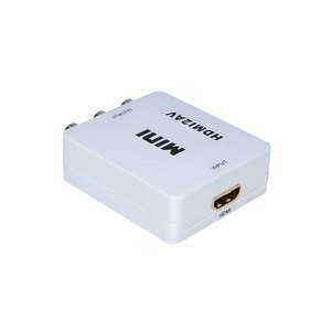 <span class=keywords><strong>Convertisseur</strong></span> vidéo Mini HDMI vers AV RCA GC 1080P - Adaptateur universel PAL/NTSC pour PC TV PS4 vers projecteur - Product Image 3