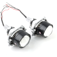Accessoires de voiture à LED, lentille de projecteur bi-LED de 2,5 pouces, universelle, DC12V 110W, phare de voiture, lentille de projecteur bi-LED sans perte de qualité