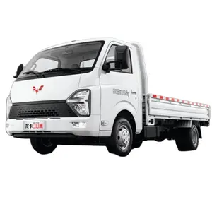 Cheap Price Wuling Longka 3.8m Single Row Dual Rear Wheels Mini Truck 2.0L 4x2 Gas Small Cargo Trucks Used Trucks Cars
