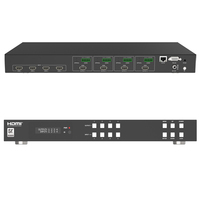 4x4 8K UHD HDMI 2. Ev sinema sistemi için 1 matris değiştirici otomatik küçültme ses gömme