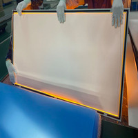 Panneau lumineux pour salle blanche, lumière ambrée, longueur d'onde 585-595 nm, 2x4 pi, 2x2 pi, 1200x600 mm, 600x600 mm, sans scintillement, montage en surface, pour laboratoire pharmaceutique