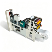 Máquina Plegadora de Servilletas de Impresión Flexográfica de 2 Colores, Alta Velocidad 1000-2000 piezas/min, Plegado 1/4 para Restaurante