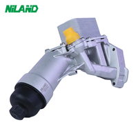NiLAND - Carcasa de Filtro de Aceite de Motor de Alta Calidad, Enfriador de Aceite de Aluminio 11428596283-L1 para BMW B48