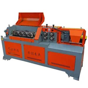 Máquina CNC para endireitar e cortar vergalhões modelo GT4-10 para processamento eficiente de bobinas de vergalhões