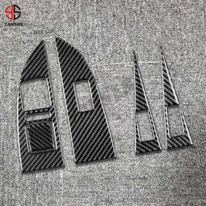 Auto porta interna 4 porte pannello del pulsante del finestrino adesivo per sedile Leon 2005 2006 2007 2008 2009 2010 2011 2012 - Product Image 3