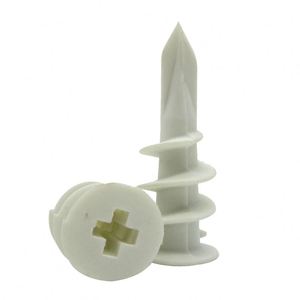 Self Drilling Nylon Anchor Drywall Plastic With Screw And Washer Drywall Anchor And Screws - Product Image 1