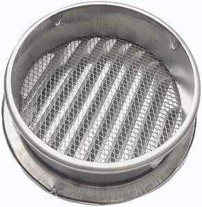 4 אינץ נירוסטה תריסי גריל כיסוי vent הוד קיר אוויר vent עם לטוס מסך רשת - Product Image 4