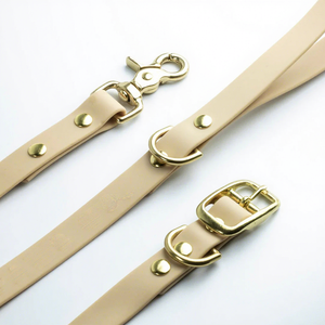 Hongkong muker ไนลอนเคลือบ PVC สำหรับฝึกสุนัขเดินเขาวิ่งทำจากทองเหลืองพร้อมตะขอเกี่ยว - Product Image 2