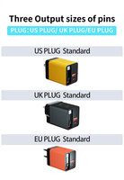 Pengisi Daya Dinding Mini GaN 65W dengan Kabel Retractable PD3.0 QC3.0 untuk Laptop dan Ponsel, Adaptor Pengisi Daya Cepat