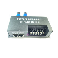 Contrôleur de décodeur LED DMX 512 DC12-24V 10A/3CH, variateur DMX RGB pour bande LED RGB