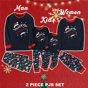 Nuovo Set di Pigiami Natalizi Coordinati per Mamma, Figlia, Papà e <span class=keywords><strong>Figlio</strong></span>, Completo a 2 Pezzi, Morbido e Comodo Abbigliamento da Casa per la Famiglia - Product Image 5