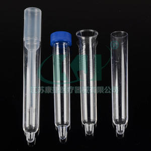 Pipette à large ouverture droite à visser en plastique de 12 ml/15 ml pour tube à essai pour l'analyse du sédiment urinaire, pour la collecte d'urine - Product Image 1