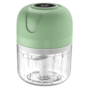 Picadora de Alimentos Eléctrica Inalámbrica USB Moderna y Compacta 4 en 1, Trituradora de Ajo Manual, Prensa, Picadora de Verduras, Chile y Carne - Product Image 1