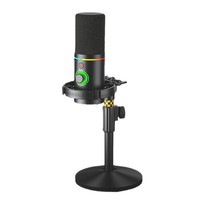 Microphone dynamique à bobine Maono Shanke PD200X |   Connexion XLR, Réduction du bruit |   Idéal pour le streaming en direct et l'enseignement