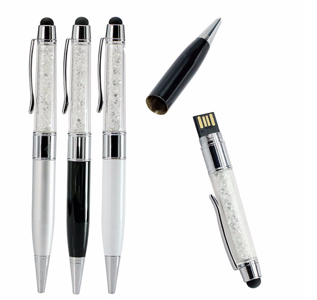 OEM USB 2.0 Pen-Style Ball-Point Flash Drive 1GB to 32GB Capacity Metal New & Improved USB 3.0 Interface